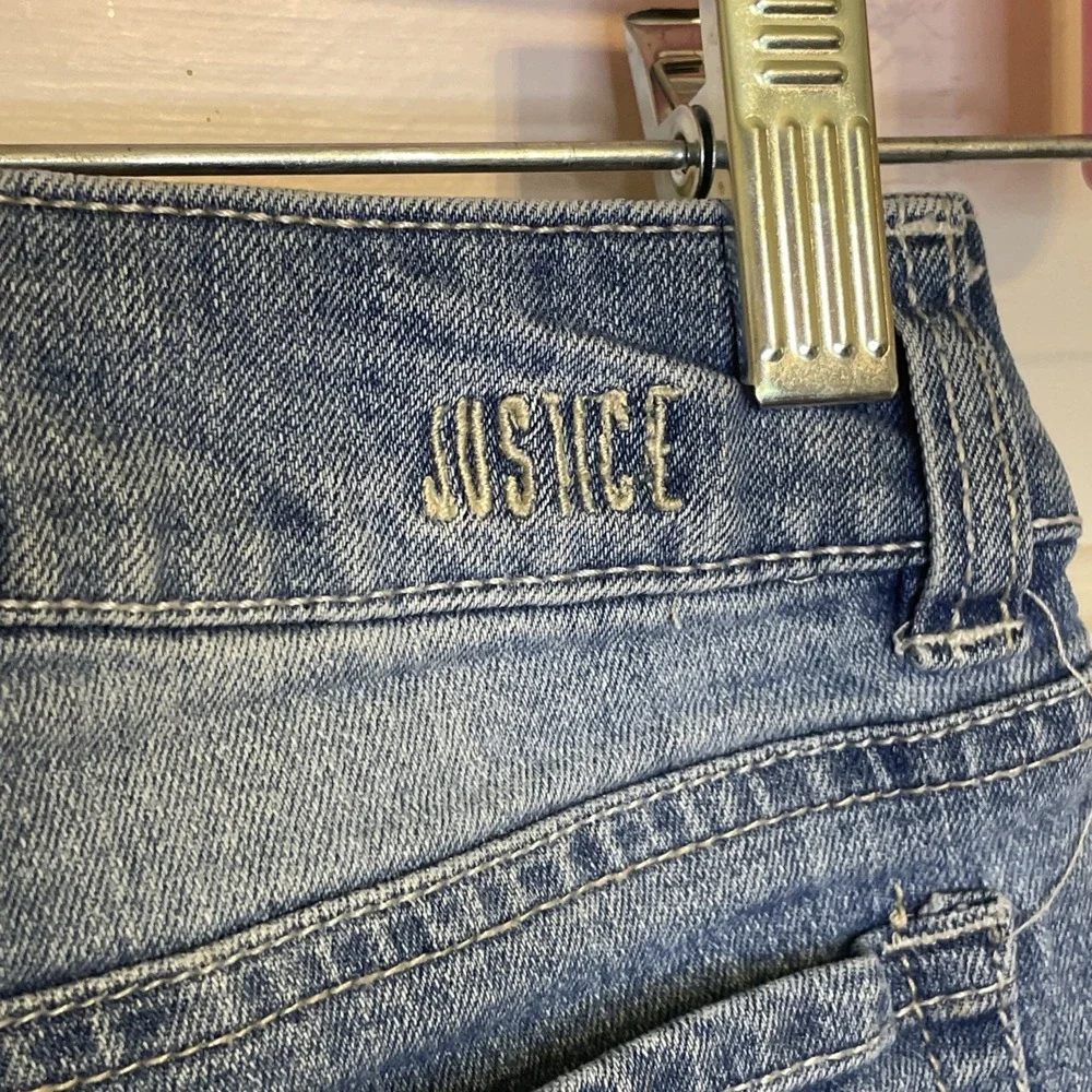 Justice Jean Shorts 8 Slim | Ombre Dyed Pink | Girls Summer Fun